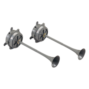 FEDERAL SIGNAL INDUSTRIAL 55-120-1 – Bocina resonante / 120 Vca / 105 dBA a 10 m / IP65 / Ciclo 5 min ON/OFF / Gris