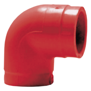 SAFE FIRE DETECTION INC. RP-5202 – Codo 90° para Tubería de Detección de Humo por Aspiración / ¾ Pulgada / CPVC Resistente al Fuego / Certificado UL / Sin Etiquetas Requeridas