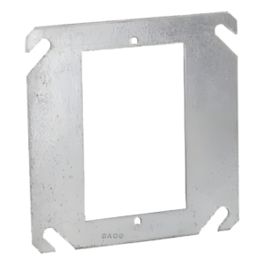 RACO HUB-787 – Sobretapa Plana / 4 in x 4 in / Acero Galvanizado / UL Listed / Resistente al Fuego