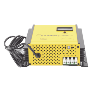 SAMLEX SEC-1215-UL – Cargador de Baterías de Plomo Ácido / 12 V / 15 A / Bancos 100 a 200 Ah / Operación Automática / Fuente de Poder y Respaldo CD
