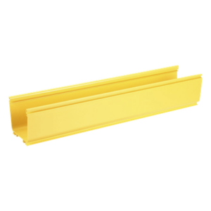 PANDUIT FR4X4YL6 – Canaleta FiberRunner™ 4X4, de PVC Rígido, Color Amarillo, 1.8 m de Largo