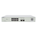 RUIJIE RG-NBS3300-8MG2XS-P – Switch PoE+ Multi-Gigabit / 8 Puertos 2.5G / 2 Uplink SFP+ 10G / Capa 2 / 240W PoE / 80 Gbps / Cloud Administrable