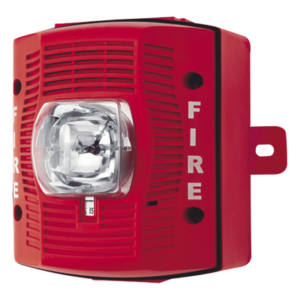 SYSTEM SENSOR SP-SRK – Bocina con estroboscópico para exterior / NEMA 4X - IP56 / 15-115 cd / 25/70.7 Vrms / SpectrAlert Advance
