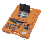 KLEIN TOOLS 92919S – Kit de Herramientas Fotovoltaicas / 6 Piezas / Cortador 1/0 AWG / Pelacables Automático 6-14 AWG / Ponchadora MC4T 10-14 AWG / 2 Llaves Aisladas MC4 / Estuche con Almacenamiento