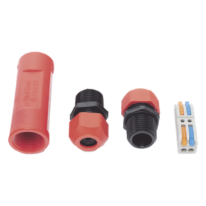SAFE FIRE DETECTION INC. RG-1126 – Kit de empalme para cable detector de calor / Intemperie / Empalme impermeable / Conectores de alivio de tensión