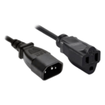 NEXMOSPHERE CB-US3B – Cable de Alimentación / Conector C14 / Enchufe Estándar US / 60 cm (23.6 in) / Negro / Compatible NEO