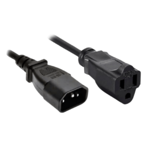 NEXMOSPHERE CB-US3B – Cable de Alimentación / Conector C14 / Enchufe Estándar US / 60 cm (23.6 in) / Negro / Compatible NEO