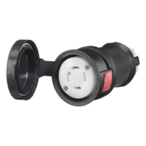 HUBBELL HUB-HBL-2733-SW – Conector Hembra con Bloqueo de Media Vuelta / 30 A / 480 V CA / 3 Polos Trifásico / NEMA L16-30R / IP66 / -40°C a 75°C / 0.350-1.150 pulg (0.029-0.096 ft)