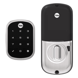 YALE-ASSA ABLOY MX89999 – Cerradura Digital / Control Remoto / Zigbee y Z-Wave Plus / Alexa y Google Home / Puertas 35-55mm (1.4-2.2 pies) / 25 Usuarios PIN / Uso Residencial y Comercial