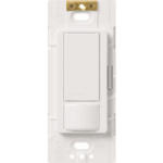 LUTRON ELECTRONICS MSOPS6M2DVWH – Apagador con Sensor de Ocupación PIR / 6 A / 120-277 V / 81 m² (871.9 ft²) / 180° / Sin Neutro / LED CFL Incandescente