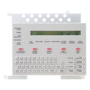 NOTIFIER KDM-R2 – Teclado con Pantalla LCD / 80 Caracteres Retroiluminada / Teclado QWERTY Completo / 24 VCD / para Paneles de Detección de Incendio Serie ONYX