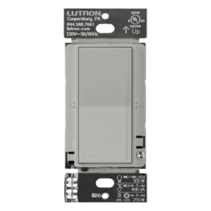LUTRON RADIORA 3 RRSTRDPB – Atenuador auxiliar (companion) / Multilocación 3 vías o escalera / 120 V~ / Acabado Pebble / RadioRA 3 Sunnata