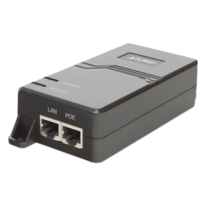 PLANET POE-173 – Inyector PoE / 802.3bt 60W / 4-Pares UTP / Gigabit 10/100/1000 Mbps / Alcance 100m (328 pies) extensible a 300m (984 pies)