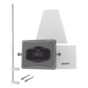 EPCOM EP-TB-4GV2-CMLP – Amplificador Celular 4G / Triple Banda 850/1900/2100 MHz / Ganancia 68 dB / Cobertura 600 m² / Multicompañía