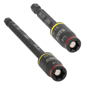 KLEIN TOOLS 32768 – Juego de Dados de Impacto Girados / 3 en 1 / 1/4" y 5/16" / Cambio Rápido / Barras 3" y 5"
