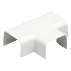 PANDUIT TF5IW-E – Conexión en T para Canaleta / Sin Herramientas / ABS Resistente a Impactos / UL94V-0 / 0 a 50°C / Blanco Mate
