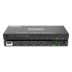 EPCOM PROAUDIO EPC-SW941MV – Multivisor HDMI / 4 Entradas x 1 Salida / 4K@30Hz / Vista Cuádruple / Control IR / HDCP 1.4