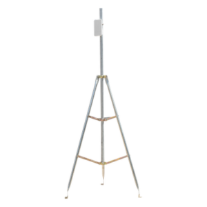 LINKEDPRO BY EPCOM LP-TP-SLM-3 – Kit de Montaje Trípode con Mástil / Acero Galvanizado / Altura Total 4.52 m (14.8 ft) / Capacidad 6 kg / Antenas Plato < 25 cm