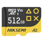 HIKSEMI by HIKVISION HS-TF-G3/512G – Memoria microSDXC / 512 GB / Lectura 200 MB/s / Escritura 150 MB/s / V30 U3 A2 / Gaming / NAND TLC