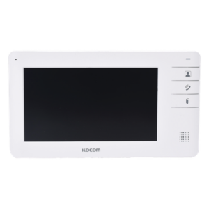 KOCOM KCVS701EBC – Monitor de Videoportero / 7 Pulgadas / 2 Frentes de Calle / Montaje en Superficie / 15 VCD