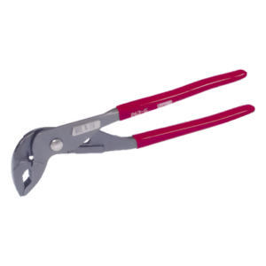 URREA SYS-263G – Pinza vía poder / Apertura 1 3/8" / 7 Posiciones / Mordaza en V / 10" / Empuñadura Hule