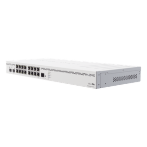 MIKROTIK CCR2004-16G-2S+ – Cloud Core Router / 16 Puertos Gigabit / 2 SFP+ 10G / CPU 4 Núcleos 1.7 GHz / 4 GB DDR4 / Dual PSU