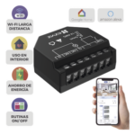 EZVIZ CS-T35 – Relevador Wi-Fi Inteligente / Control de Iluminación / 1 Salida 125V / Wi-Fi 2.4 GHz / Consumo Energético / Calibre 14-22