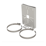 EPCOM INDUSTRIAL SYS-PM-01V3 – Montaje Universal para Cámara / Acero Galvanizado Calibre 16 / Poste 2' a 5' / Acabado Rugoso Fino / Exterior