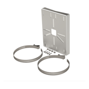 EPCOM INDUSTRIAL SYS-PM-01V3 – Montaje Universal para Cámara / Acero Galvanizado Calibre 16 / Poste 2' a 5' / Acabado Rugoso Fino / Exterior