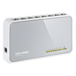 TP-LINK TL-SF1008D – Switch de escritorio / 8 puertos / 10/100 Mbps / Auto-MDI/MDIX / Green Ethernet / 5.3x3.1x0.9 in