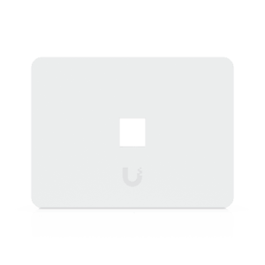 UBIQUITI UACC-WP-KEYSTONE-H-1P – Placa Keystone Horizontal / 1 Puerto / Superficie Pintable / Policarbonato y Acero SGCC / 4.4 x 3.2 x 0.12 in / Paquete 4 Piezas