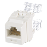 PANDUIT NK688MIW – Jack Keystone / Cat 6 Clase E / Terminación 110 / RJ45 / 1 Puerto / Blanco Mate