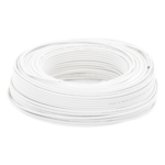 SFIRE SF-22-04-LE/100M – Cable para Alarma / 4 Conductores / 22 AWG / CCA / 100 m (328 ft) / Retardante a la Llama / Blanco