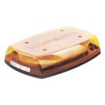 ECCO X5545-A – Mini Barra de Luces LED / Ámbar / 4 Módulos 6 LED / 35 Patrones / IP65 / 12-24 VCC / Montaje Permanente