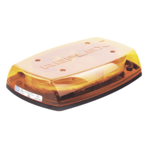 ECCO X5545-A – Mini Barra de Luces LED / Ámbar / 4 Módulos 6 LED / 35 Patrones / IP65 / 12-24 VCC / Montaje Permanente