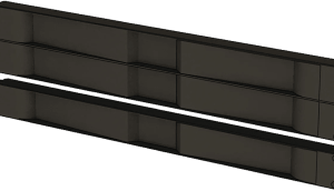 HOFFMAN D19BPT1RU – Tapa Ciega para Rack / 19" / 1 UR / Instalación a Presión Sin Herramientas / Plástico UL / Color Negro