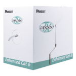 PANDUIT PUR6004IG-ME – Cable UTP / Categoría 6A Mejorado / 23 AWG Cobre Sólido / 305 m (1000 ft) / CMR Riser / 4 Pares / 250 MHz / PoE