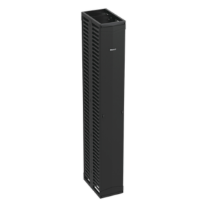 PANDUIT PR2VD12 – Organizador de Cable Vertical Doble / 45 Espacios Rack 19" / 12in (304.8 mm) Ancho / Tapas de Acero / Dedos ABS / Push-to-Close / 2 y 4 Postes