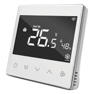 SMARTHOME BY EPCOM MH54A – Termostato Z-Wave / Fan Coil 2-4 Tubos / 3 Velocidades / 0-10V / 85-260V AC o 12-24V DC / 86x86x14 mm (3.4x3.4x0.55 in)
