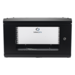 LINKEDPRO SR1906LH3GA – Gabinete de Pared / 6U Rack 19'' / 455mm Profundidad / 1.49 ft / Cristal Templado / Acero Reforzado