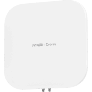 RUIJIE RG-ANT90-T2 – Antena Sectorial 90° / 2 Conectores RF / Tri-banda 2.4/5/6 GHz / Ganancia 11 dBi / Exterior IP55 / Conector RPSMA / Ruijie / Línea Cybrey