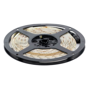 JWJ JLTL-3528-IP65-C – Tira LED / 5 m (16.4 ft) / 12 V CD / 15 W / 420 lm / IP65 / Cálido