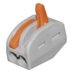 EPCOM POWERLINE CON-1003 – Conector de Presión / 1 Entrada 1 Salida / 12AWG-28AWG / 250V 32A / -20°C a 70°C / 0.47 x 0.83 x 0.59 in