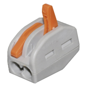 EPCOM POWERLINE CON-1003 – Conector de Presión / 1 Entrada 1 Salida / 12AWG-28AWG / 250V 32A / -20°C a 70°C / 0.47 x 0.83 x 0.59 in