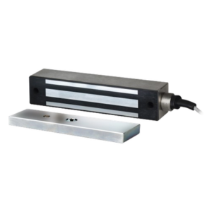 ENFORCER SECOLARM E-942FC-600 – Chapa Magnética Electromagnética / 600 lb (272 kg) / IP65 / Exterior / Acero Inoxidable / Cable 91 cm (3 ft)