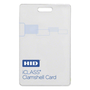 HID ICLASS2080 – Tarjeta de Proximidad iClass / 2 kbit Memoria / Formato H10301 26-bit / Código de Sitio 0-255 / Numeración 0-65535 / Diseño Clamshell