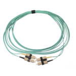 SIEMON FJ2-SCSC5L-05AQ – Jumper de Fibra Óptica Multimodo 50/125 OM3 / SC-SC Duplex / OFNR / Aqua / 5 m (16.40 ft)