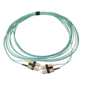 SIEMON FJ2-SCSC5L-05AQ – Jumper de Fibra Óptica Multimodo 50/125 OM3 / SC-SC Duplex / OFNR / Aqua / 5 m (16.40 ft)