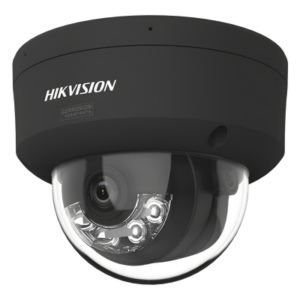HIKVISION DS-2CD2167G3-LIS2UY(BLACK) – Domo IP 6 Megapixel / Lente 2.8 mm / 98.4 pies IR + Luz Blanca / 2 Micrófonos / IP67 / WDR 130 dB / AcuSense 3.0 / NEMA 4X / AcuSeek / Metal