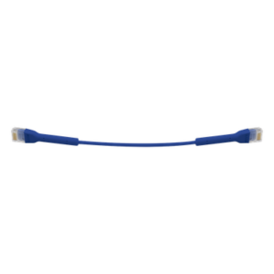 UBIQUITI UC-PATCH-RJ45-BL – Cable Ethernet Patch / Cat6 / 22 cm (0.72 ft) / Conector RJ45 Flexible / Azul